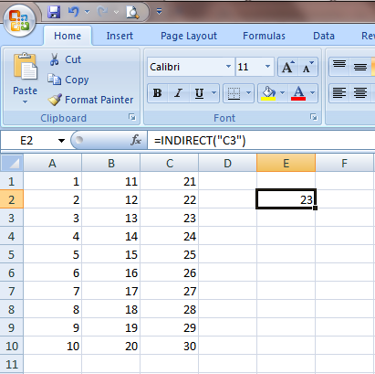 Funciones de búsqueda y referencia de Excel 2007