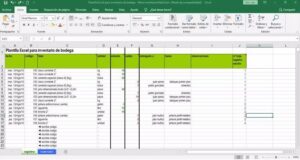 Descargar Plantilla Excel para inventario de bodega
