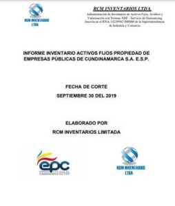 Modelo de Informe de Inventario Word